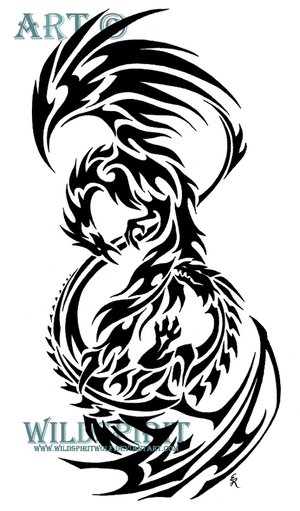 tribal animal tattoos. phoenix « Design Tattoo