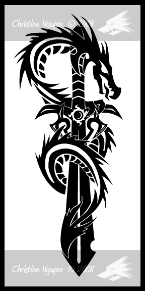 Peacock Tattoo by chriselucas sword tattoos